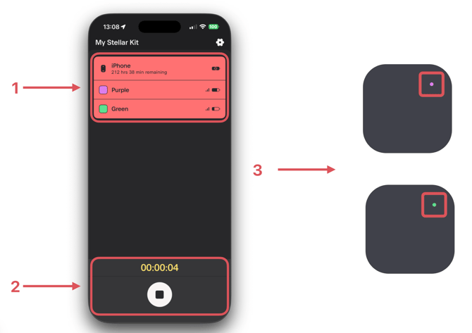 Stellar Kit Recording State